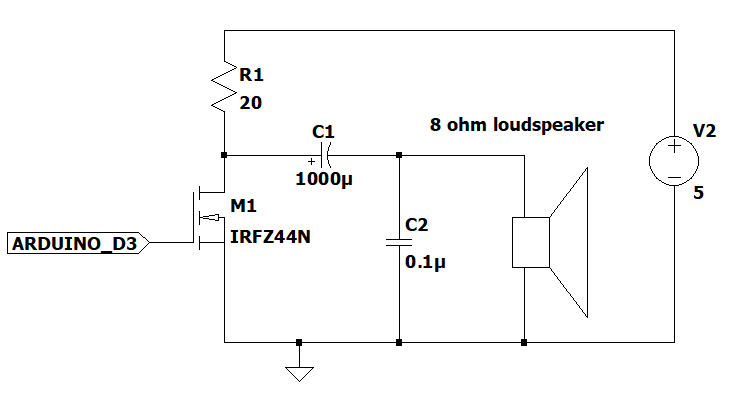 Arduino Loudspeaker Driver